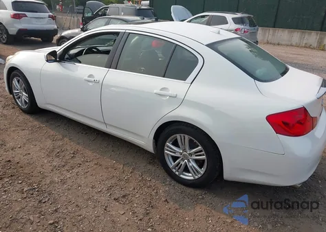 2012 Infiniti G37X z USA, uszkodzony, nr VIN JN1CV6AR2CM971869